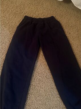 Brandy Melville Black Elastic-Waist Joggers